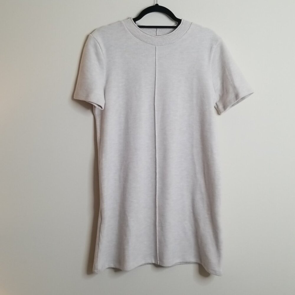 Zara Plush Cream Sweater Dress M